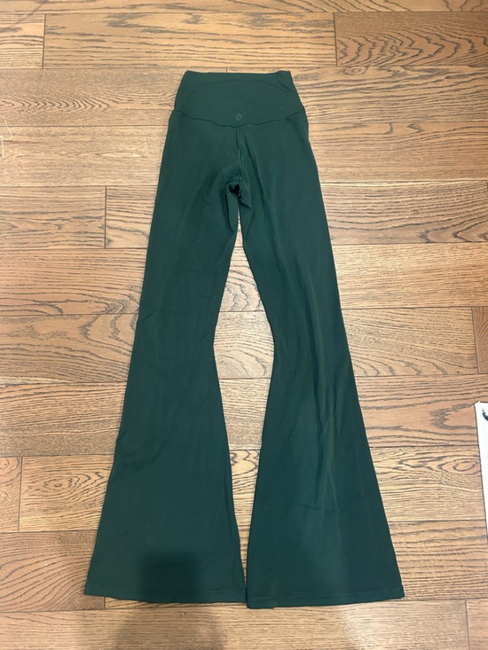 aerie Dark Green Flare Leggings - Picture 2 of 3